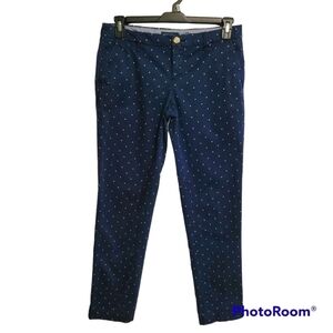 Tommy Hilfiger Navy Blue Polka-dot Montauk Chino Pants